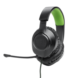 JBL Quantum 100X Console - Black - Wired over-ear gaming headset with a detachable mic - Hero